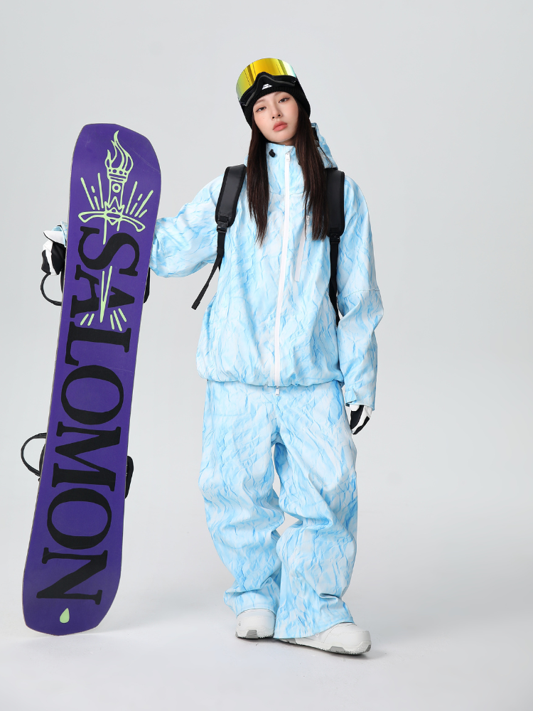 Denim Drift Baggy Insulated Snow Suit - Women's | Searipe