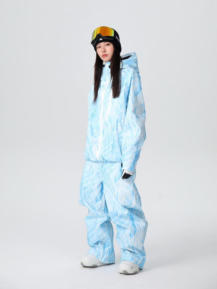 Denim Drift Baggy Insulated Snow Suit - Women's | Searipe