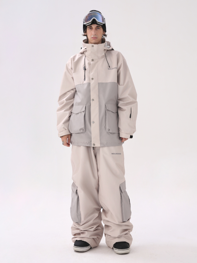 Molocoster Patchwork Dopamine Ski Suit – Unisex