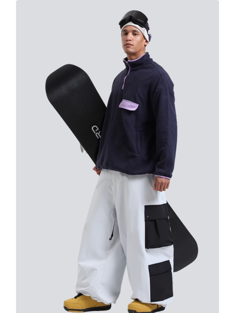Color Block Double Cargo Snow Pants - Unisex | Gsou Snow