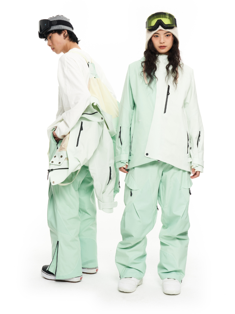 LITAN Gradient Color Mountain Snow Pants - Men's
