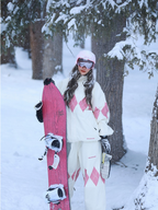 Diamond Plaid 3-Layer Snowsuit – Unisex | Molocoster