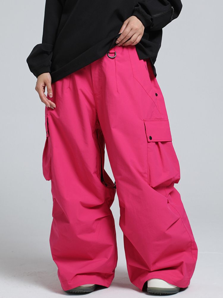 Baggy Loose Fit Cargo Snowboard Pants - Unisex | Gsou Snow