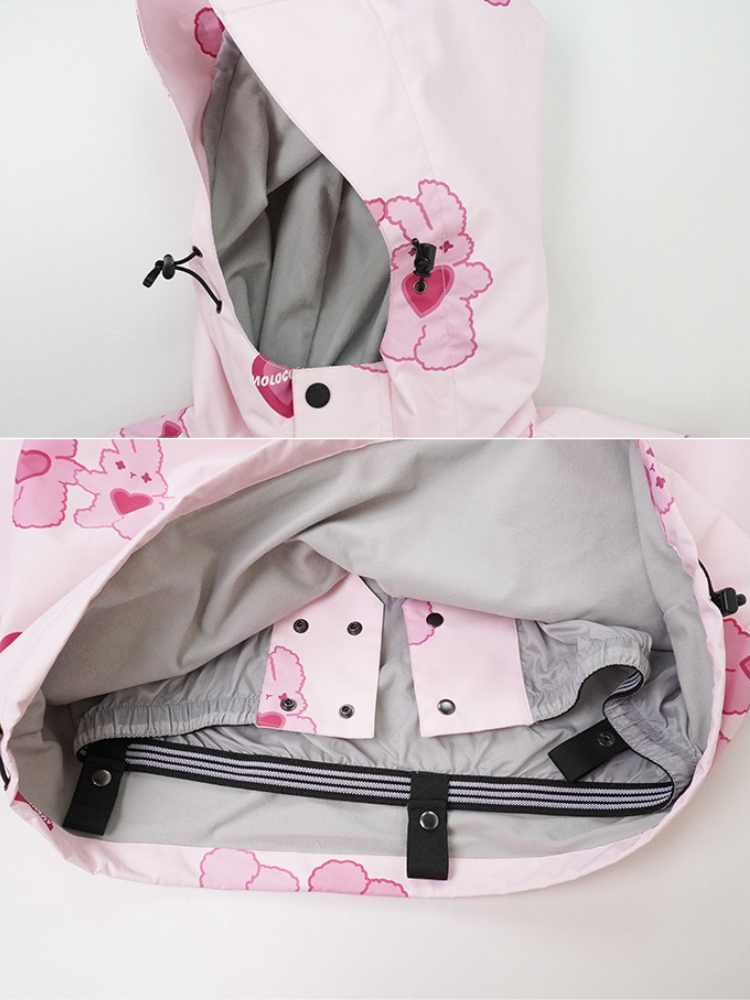 Molocoster Pink Rabbit Graphene Snow Suit – Unisex
