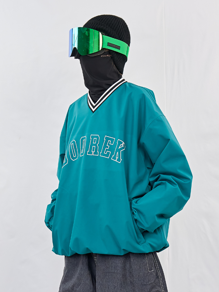 Baseball V-Neck 15K/10K Ski Pullover - Unisex | Doorek