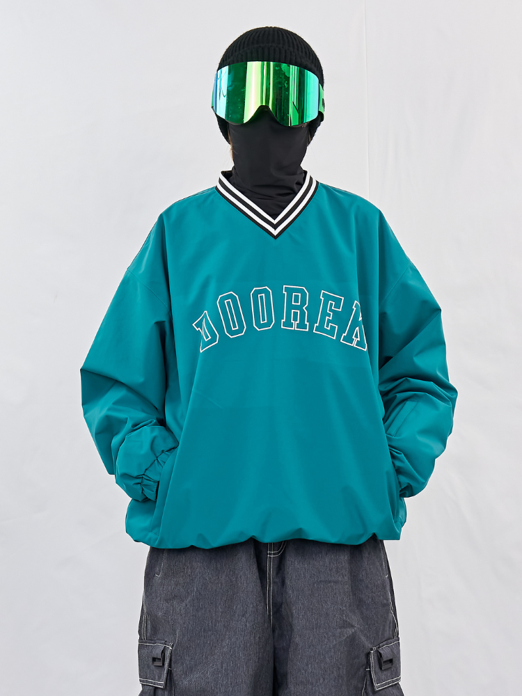 Baseball V-Neck 15K/10K Ski Pullover - Unisex | Doorek