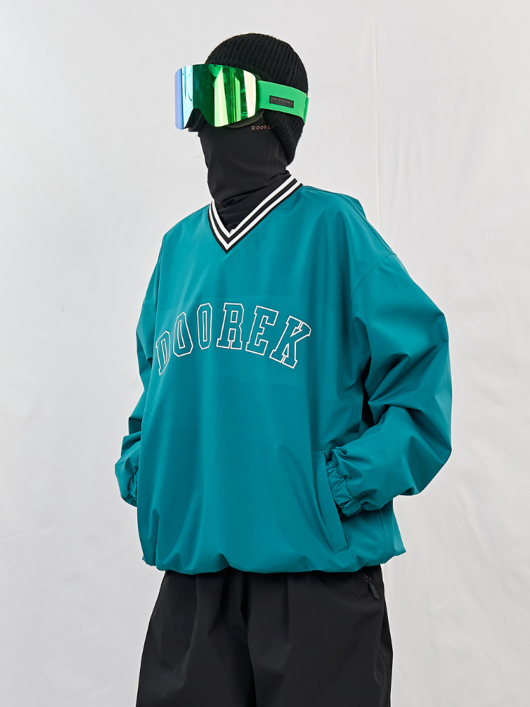 Baseball V-Neck 15K/10K Ski Pullover - Unisex | Doorek