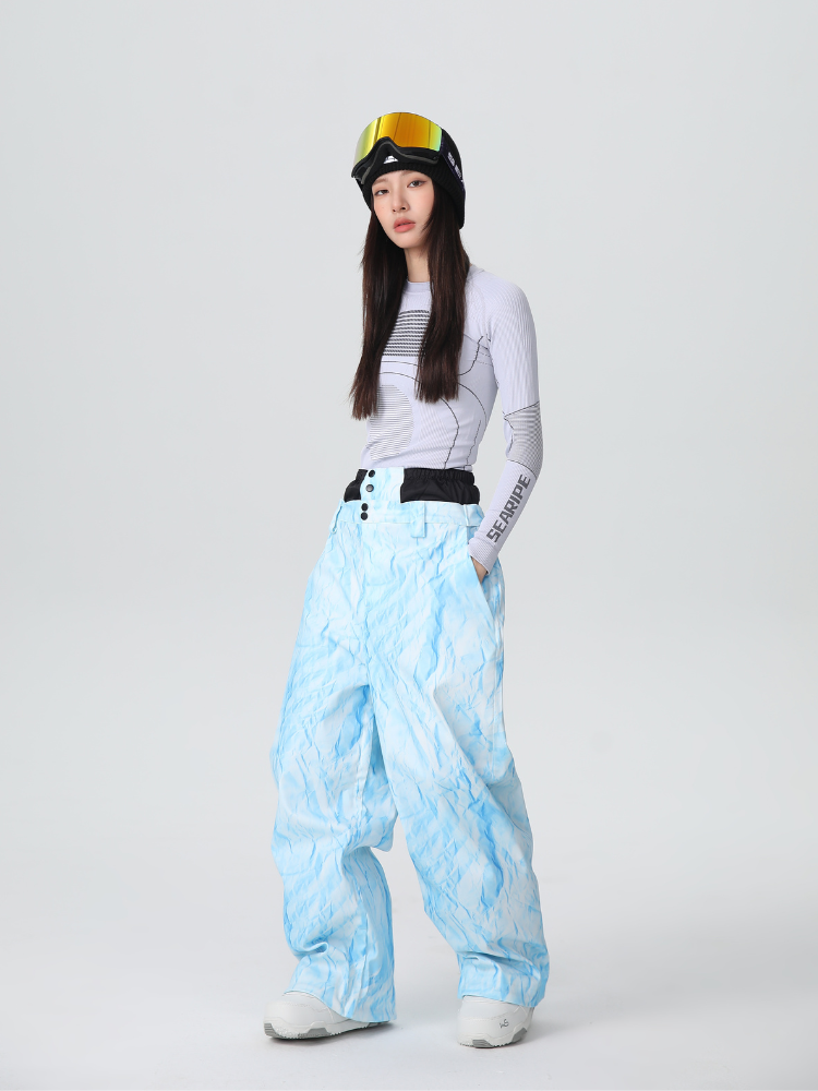 Denim Drift Baggy Insulated Snow Suit - Women's | Searipe