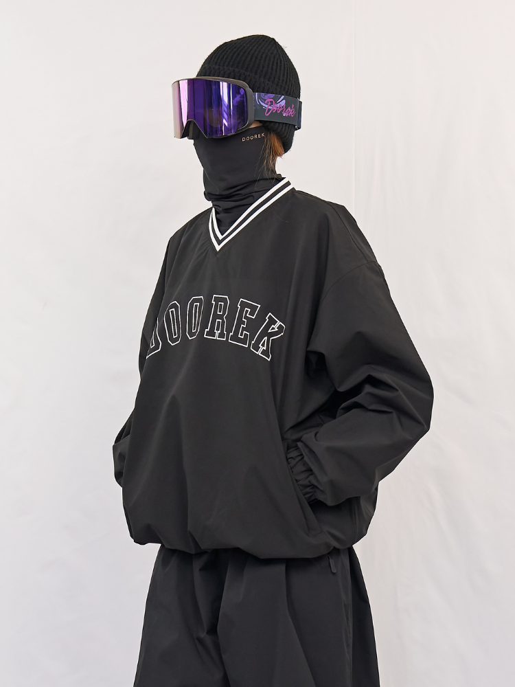 Baseball V-Neck 15K/10K Ski Pullover - Unisex | Doorek