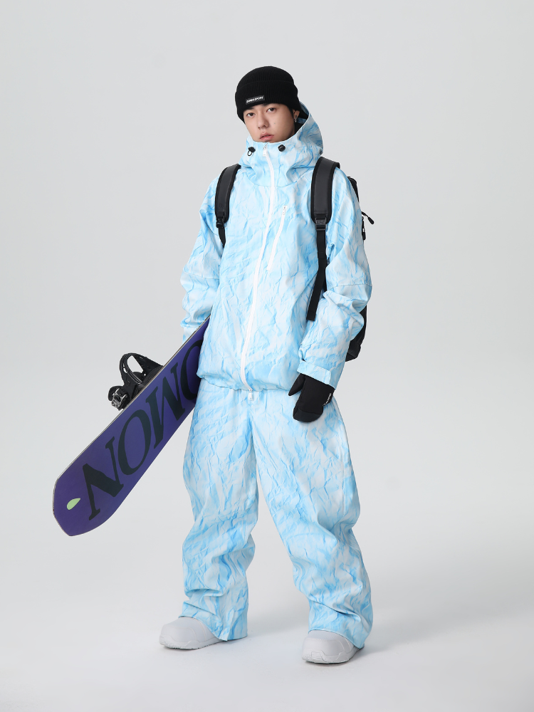 Denim Drift Baggy Insulated Snow Suit - Men's | Searipe