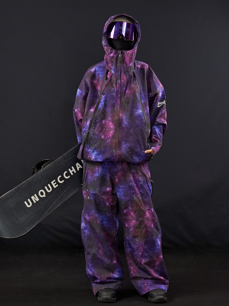 GlideFlow Galactic 20K/10K 3-Layer Shell Baggy Ski Suit - Unisex | Doorek