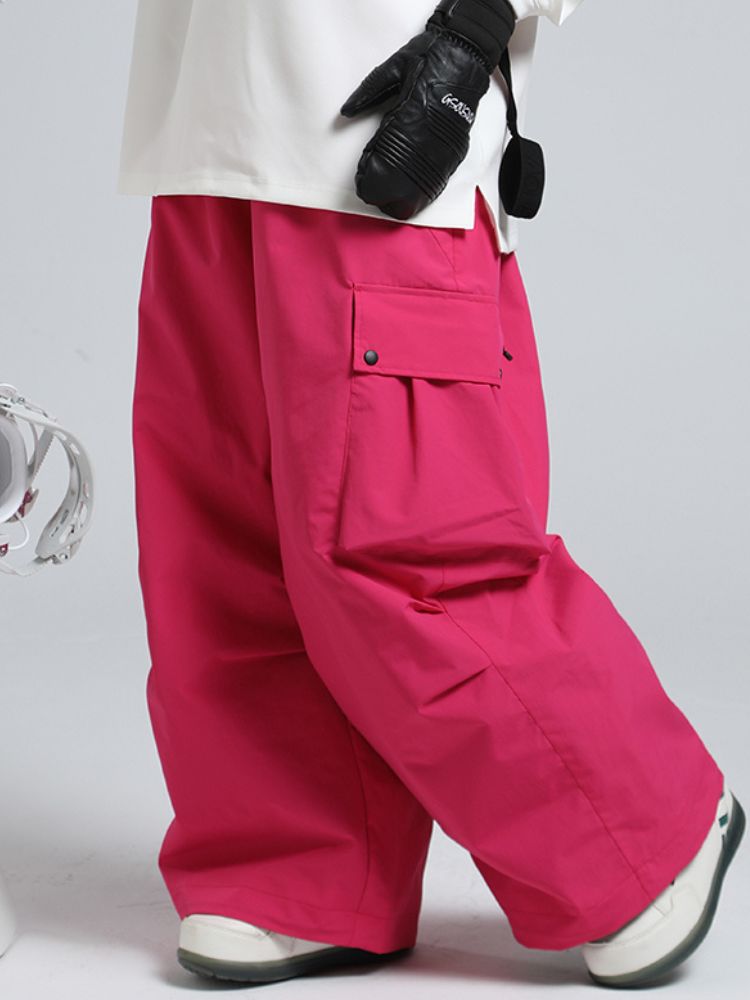 Baggy Loose Fit Cargo Snowboard Pants - Unisex | Gsou Snow