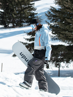 Insulated Colorblock Hooded Ski Jacket - Women's | NANDN