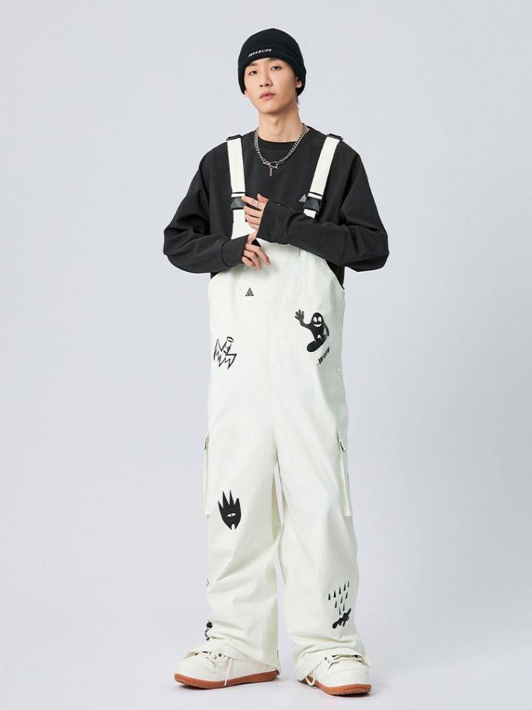 Graffiti 10K Baggy Bib Pants – Unisex | NANDN