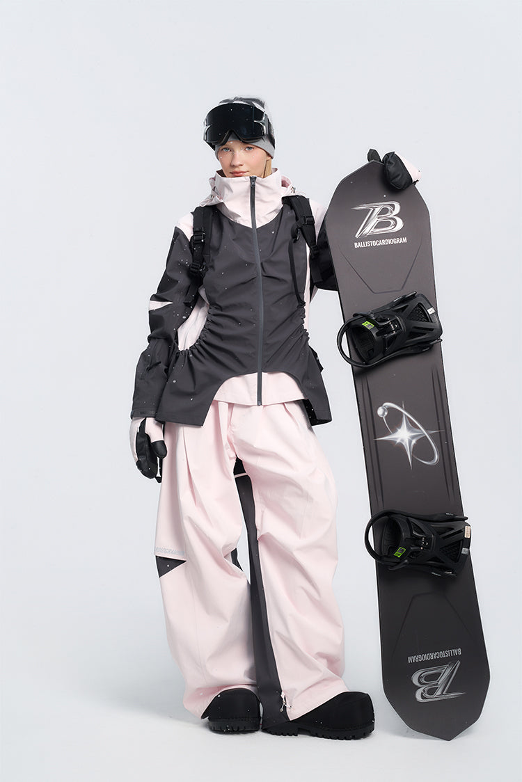 Ballet Bound Pink Baggy Ski Pants - Women's| BCG