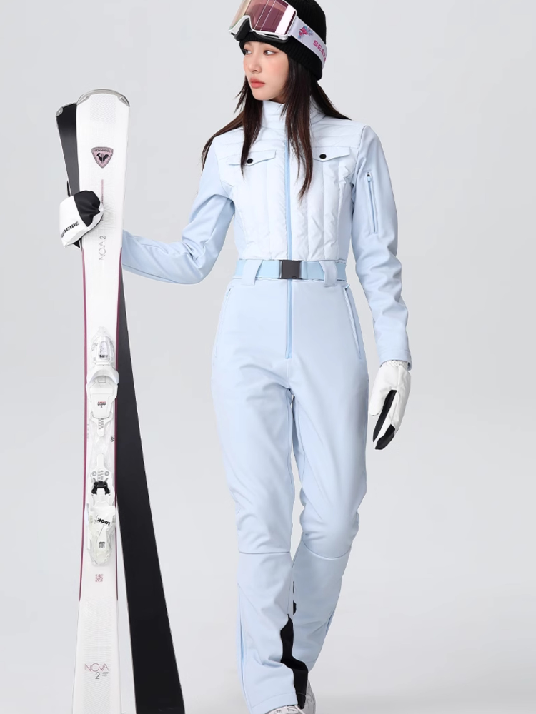 Luxe Insulated Slim-Fit Ski Jumpsuit - Women's | Searipe