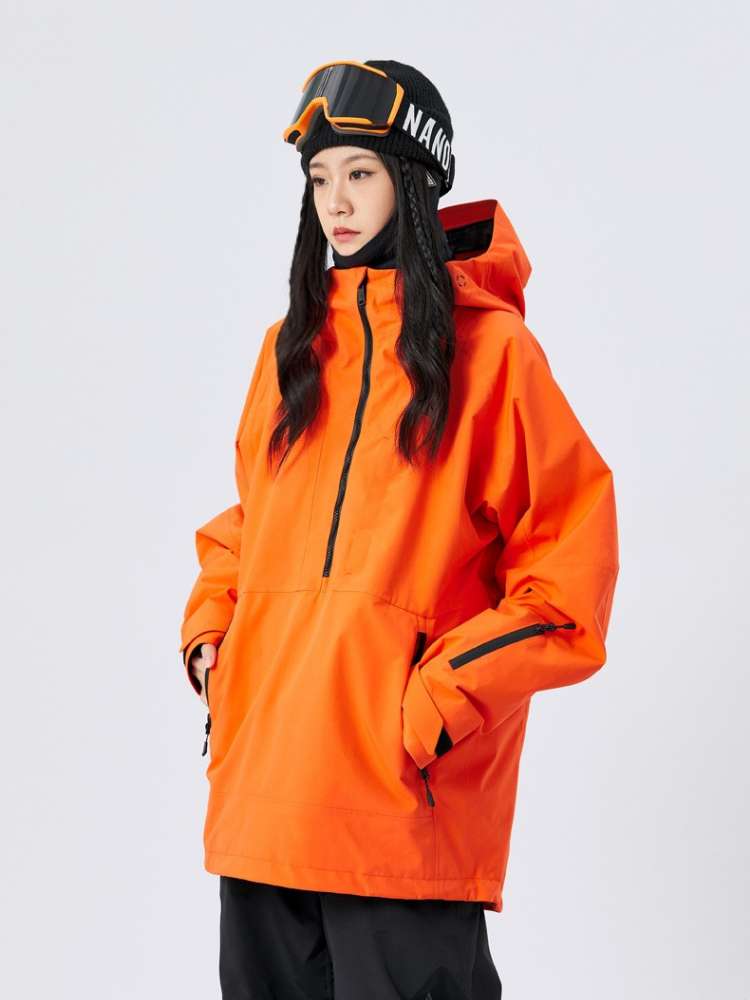 Shield Lite 3L Half-Zip Shell Jacket – Unisex | NANDN