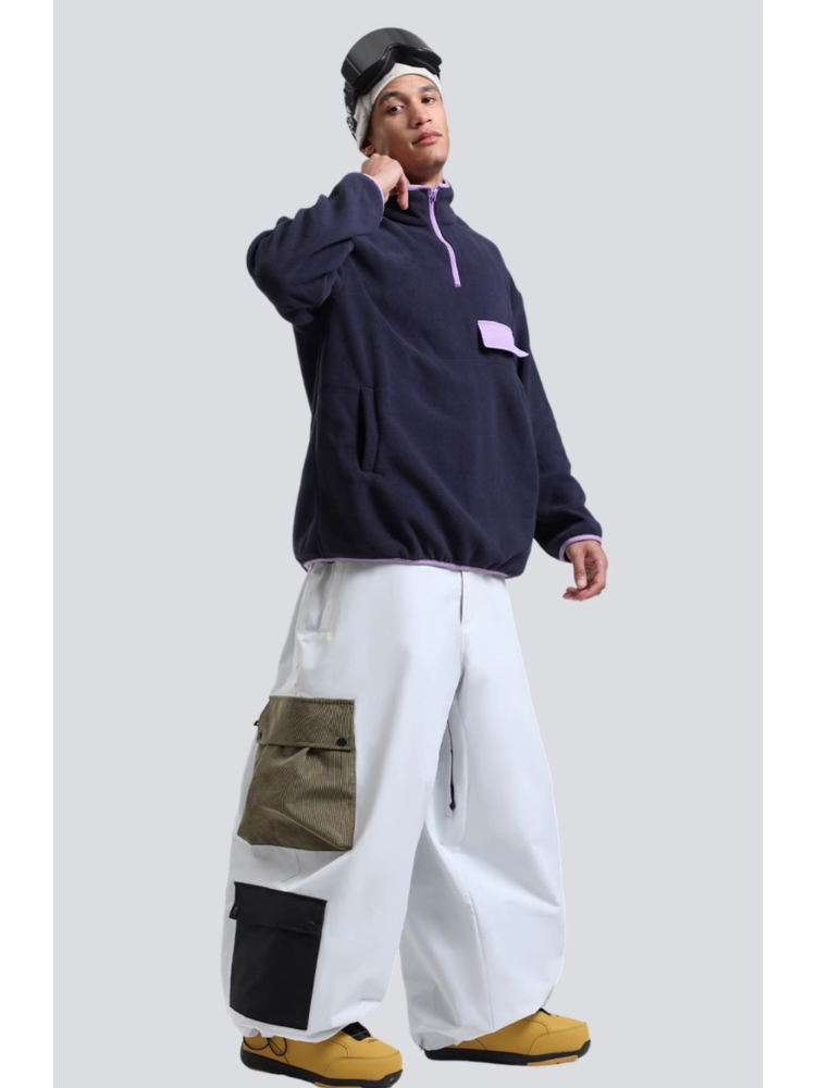 Color Block Double Cargo Snow Pants - Unisex | Gsou Snow