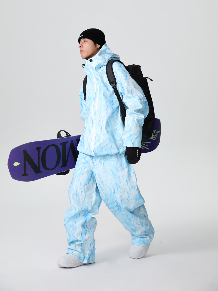 Denim Drift Baggy Insulated Snow Suit - Men's | Searipe