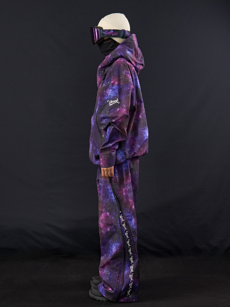 GlideFlow Galactic 20K/10K 3-Layer Shell Baggy Ski Suit - Unisex | Doorek