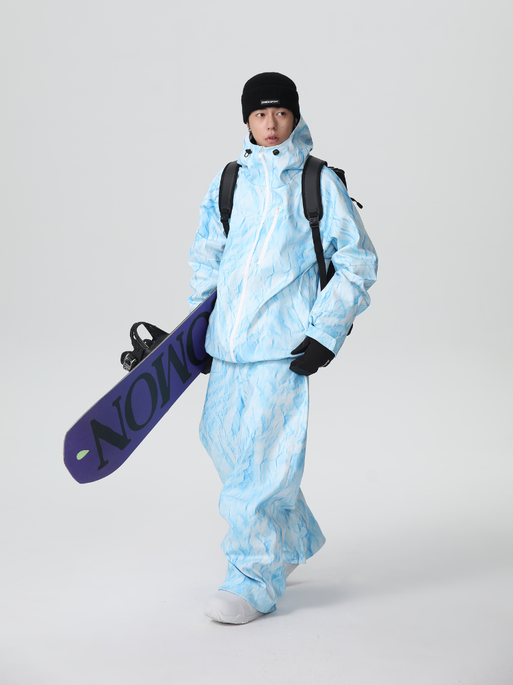 Searipe Denim Drift Baggy Snow Suit - Men's