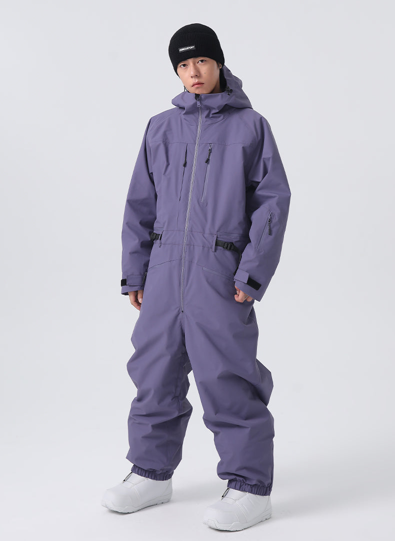 3L Waterproof One-Piece Ski Suit 20K - Unisex | Searipe