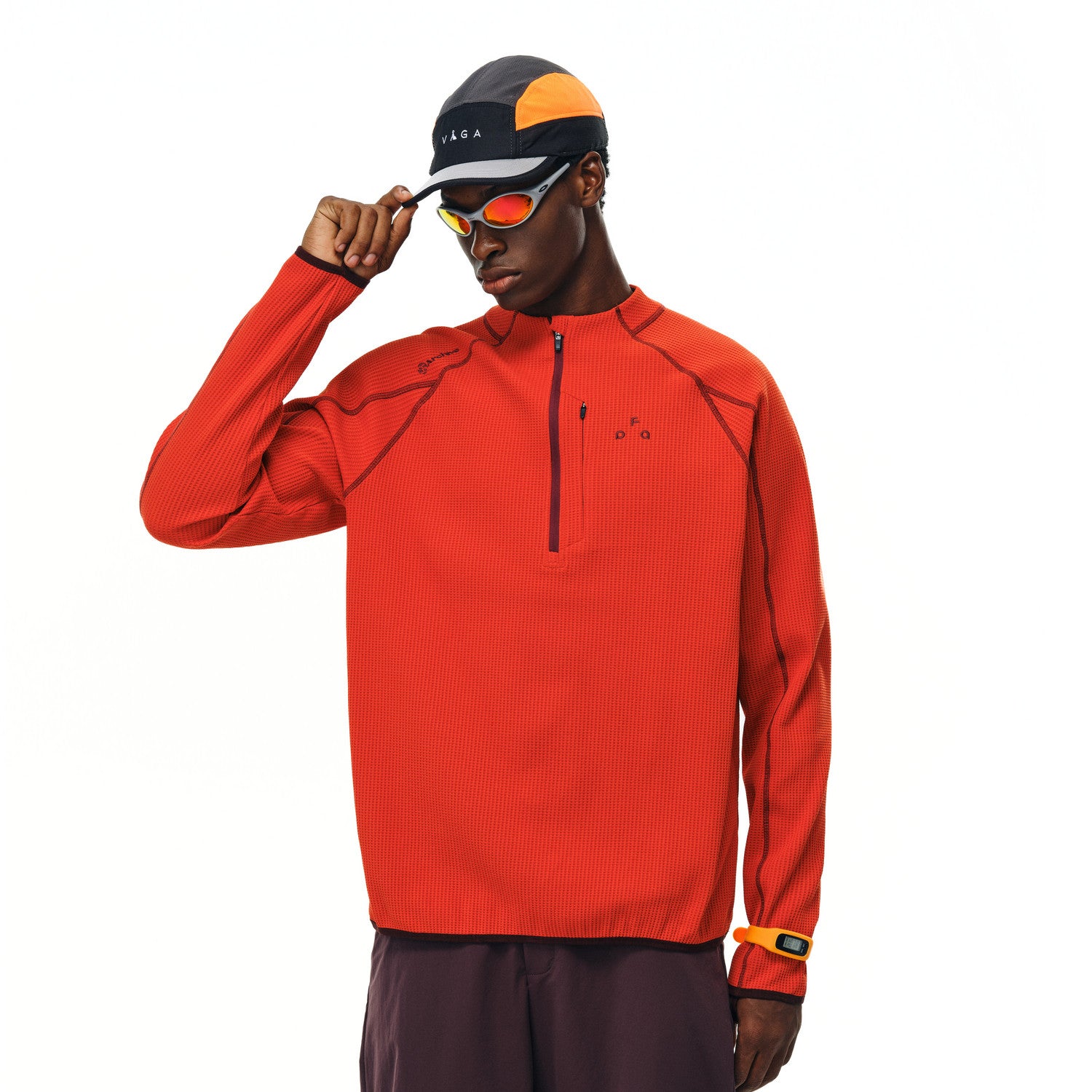 Quick-Dry UPF50+ Half-Zip Active Long Sleeve Top – Unisex | FPA