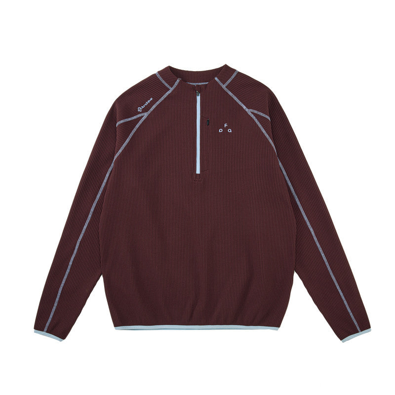Quick-Dry UPF50+ Half-Zip Active Long Sleeve Top – Unisex | FPA
