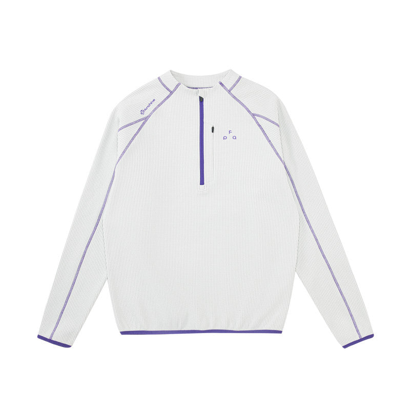 Quick-Dry UPF50+ Half-Zip Active Long Sleeve Top – Unisex | FPA