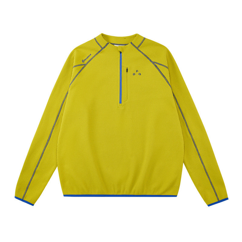 Quick-Dry UPF50+ Half-Zip Active Long Sleeve Top – Unisex | FPA