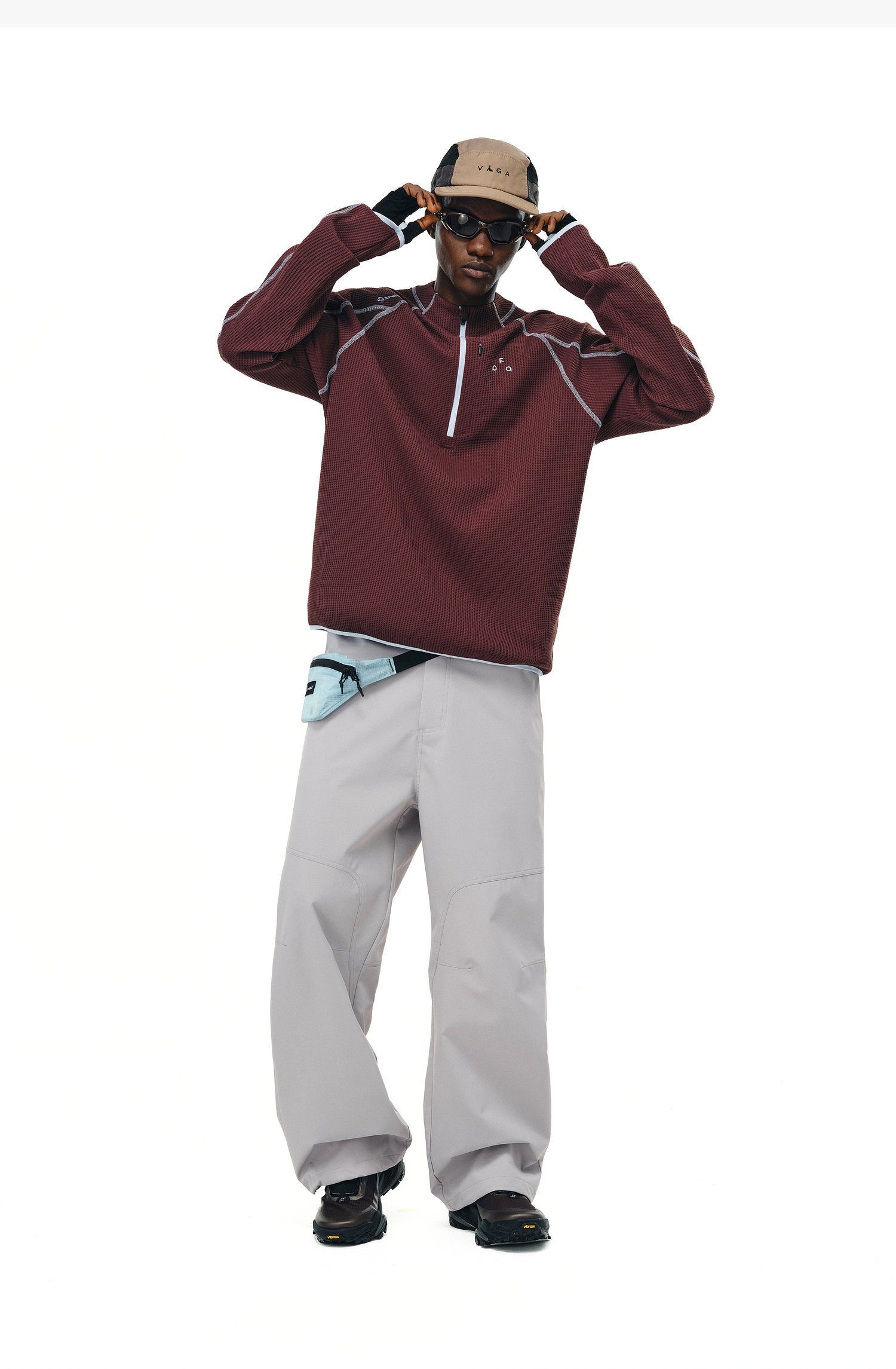 Quick-Dry UPF50+ Half-Zip Active Long Sleeve Top – Unisex | FPA
