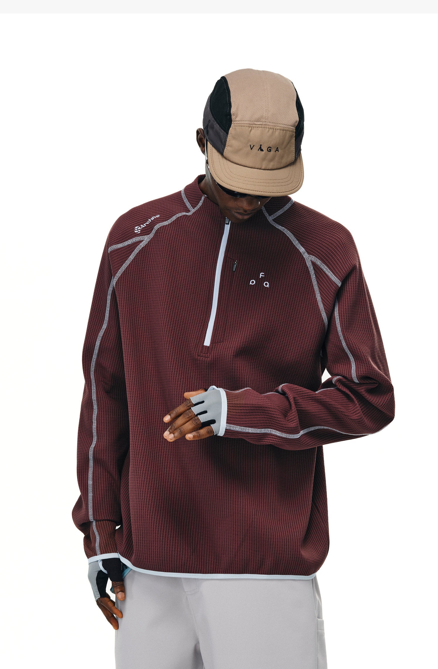 Quick-Dry UPF50+ Half-Zip Active Long Sleeve Top – Unisex | FPA