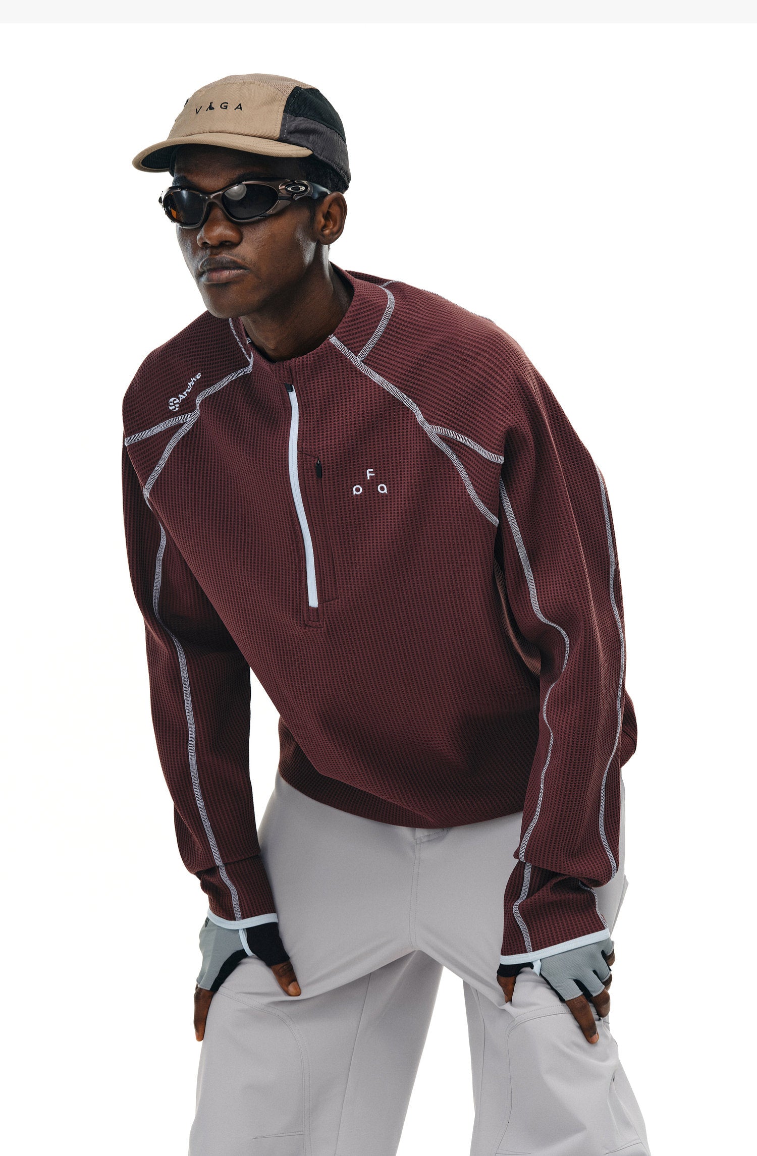 Quick-Dry UPF50+ Half-Zip Active Long Sleeve Top – Unisex | FPA