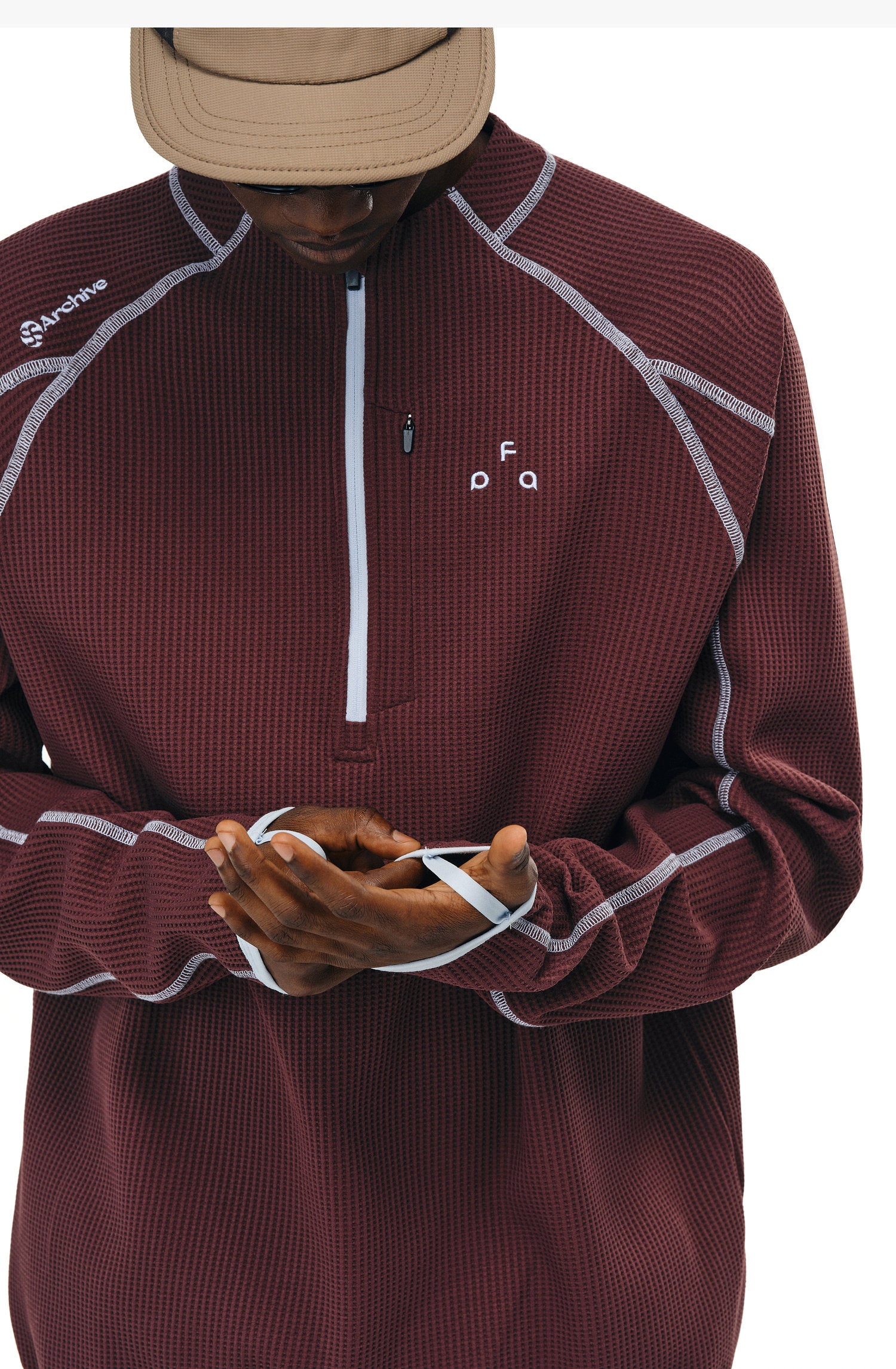 Quick-Dry UPF50+ Half-Zip Active Long Sleeve Top – Unisex | FPA