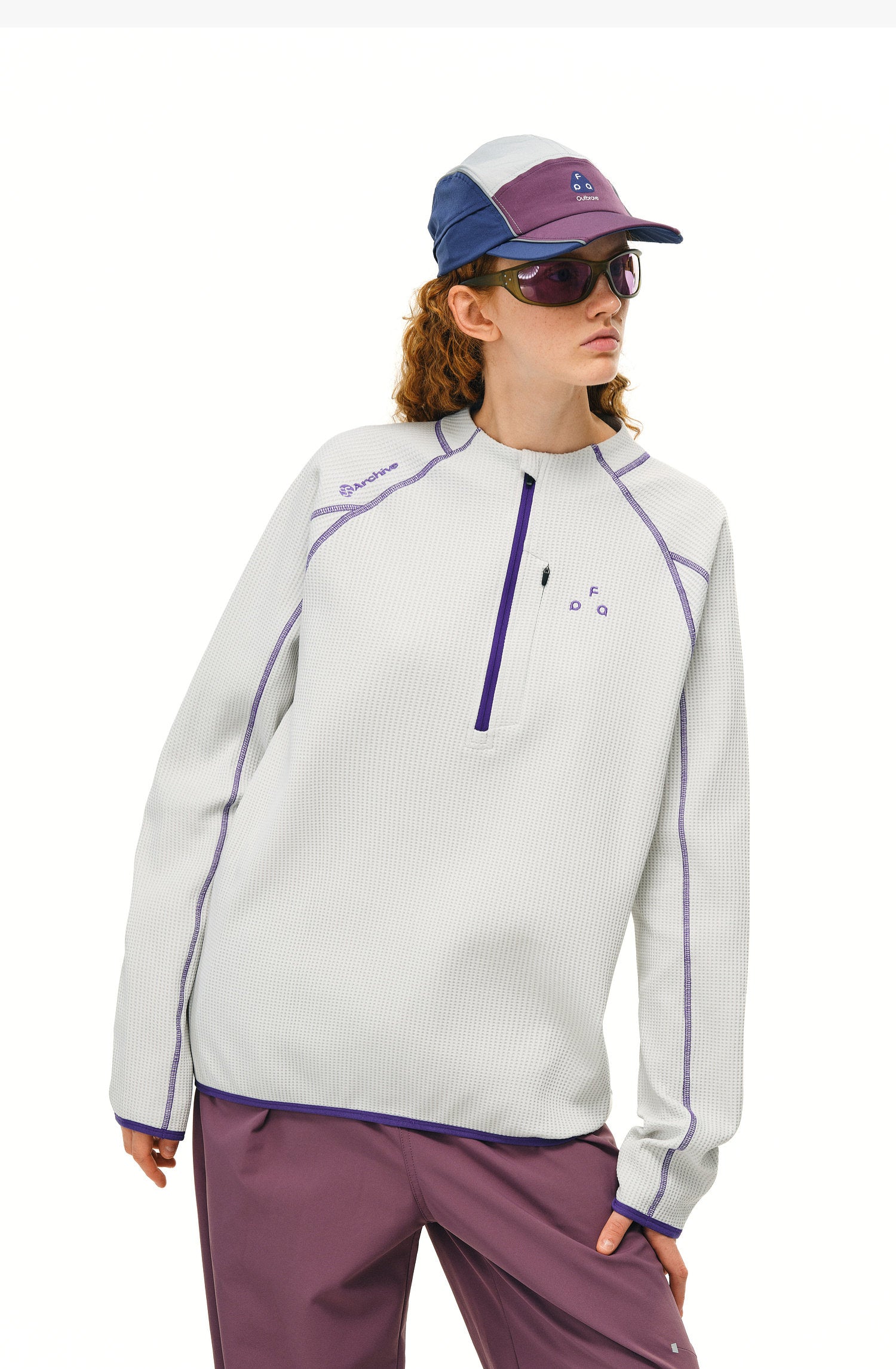 Quick-Dry UPF50+ Half-Zip Active Long Sleeve Top – Unisex | FPA