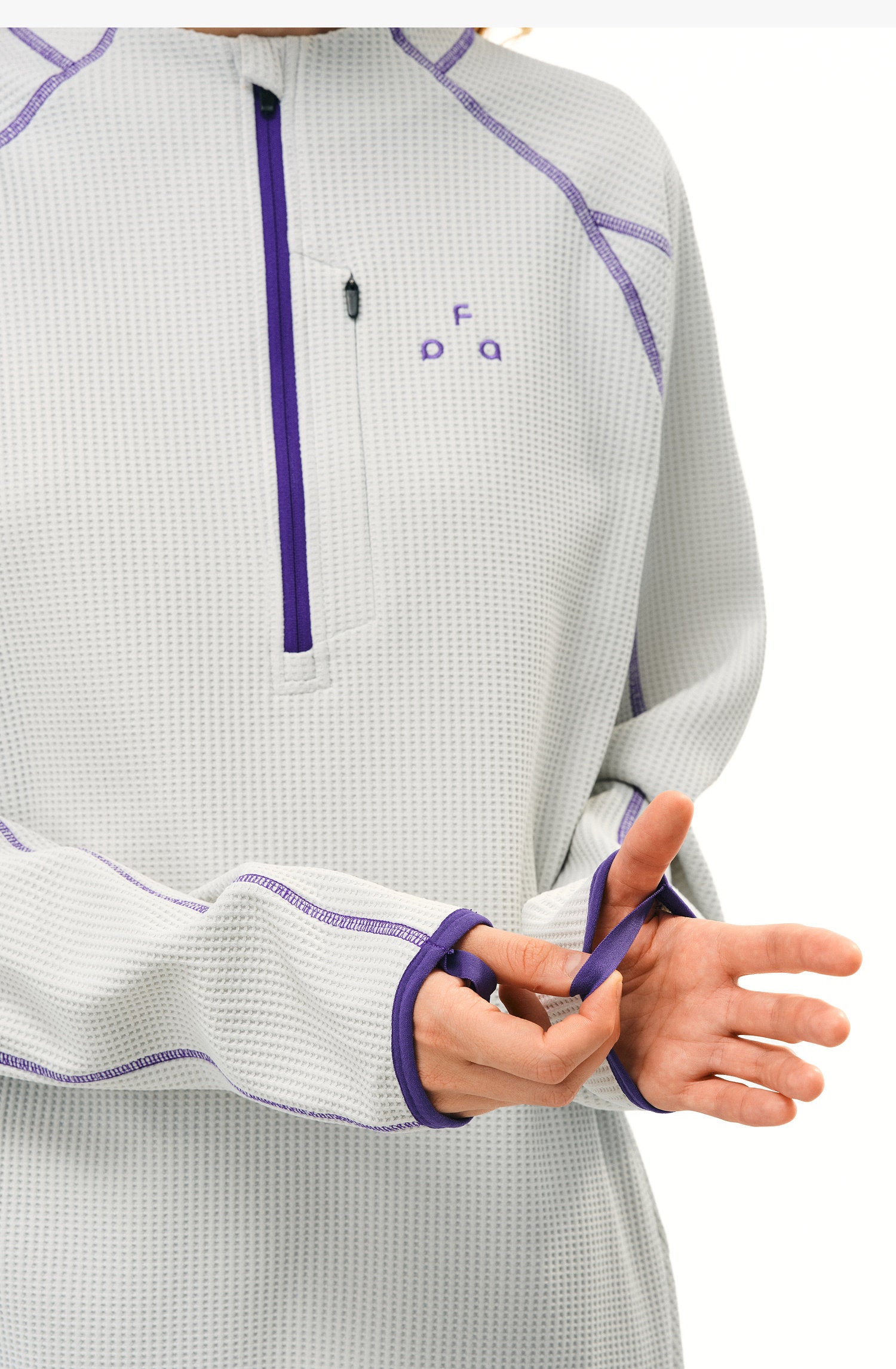 Quick-Dry UPF50+ Half-Zip Active Long Sleeve Top – Unisex | FPA