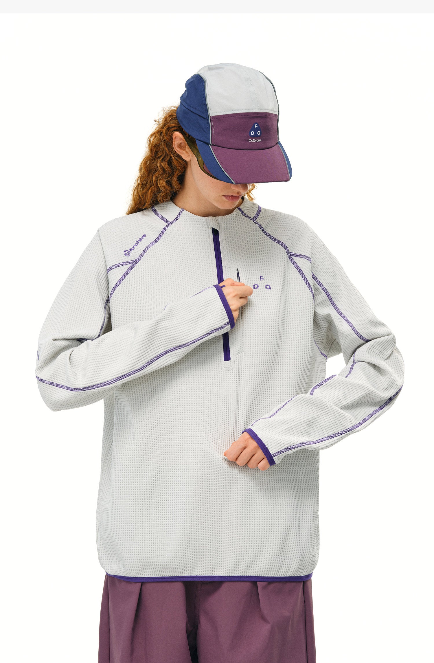Quick-Dry UPF50+ Half-Zip Active Long Sleeve Top – Unisex | FPA