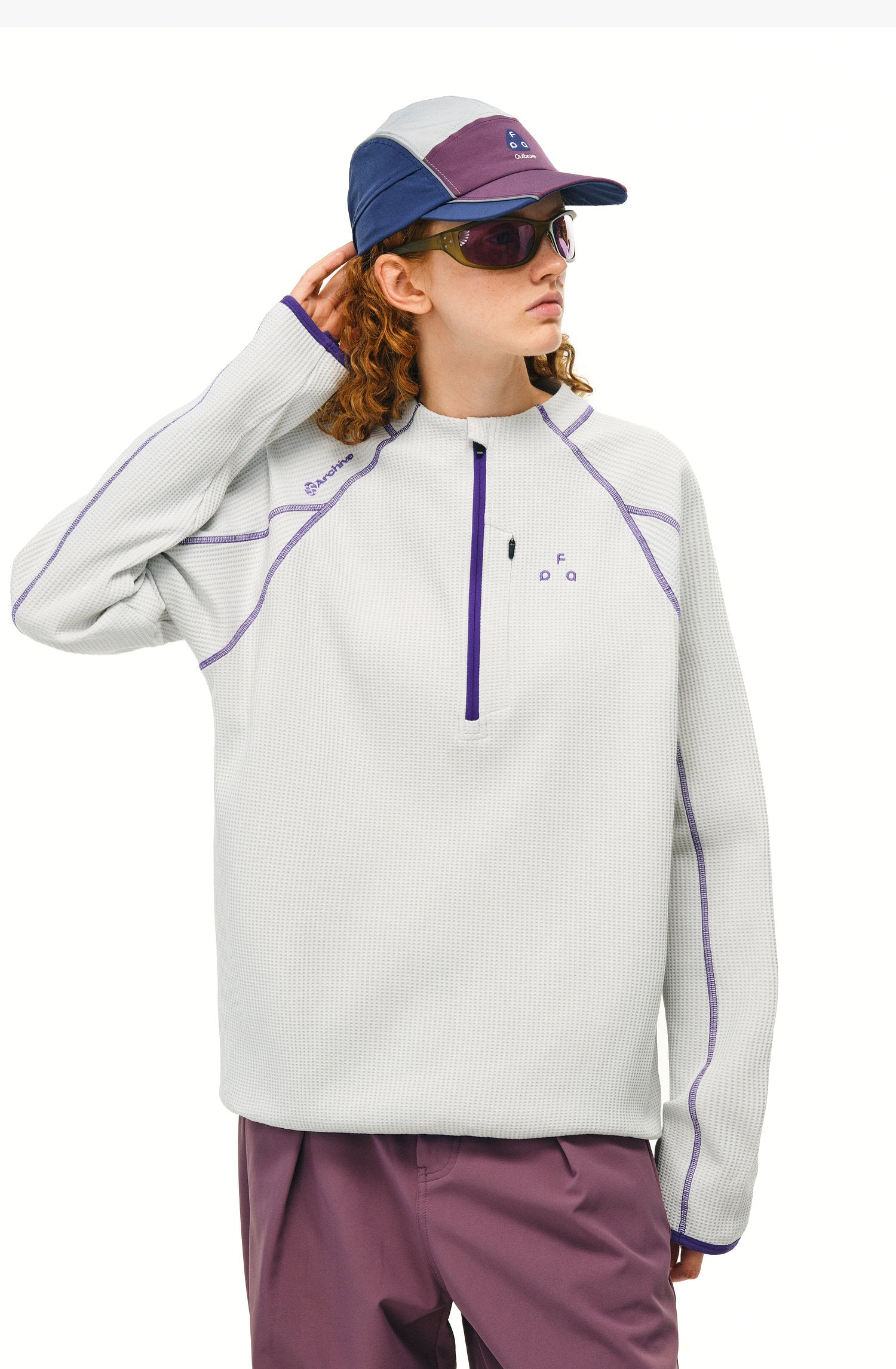 Quick-Dry UPF50+ Half-Zip Active Long Sleeve Top – Unisex | FPA