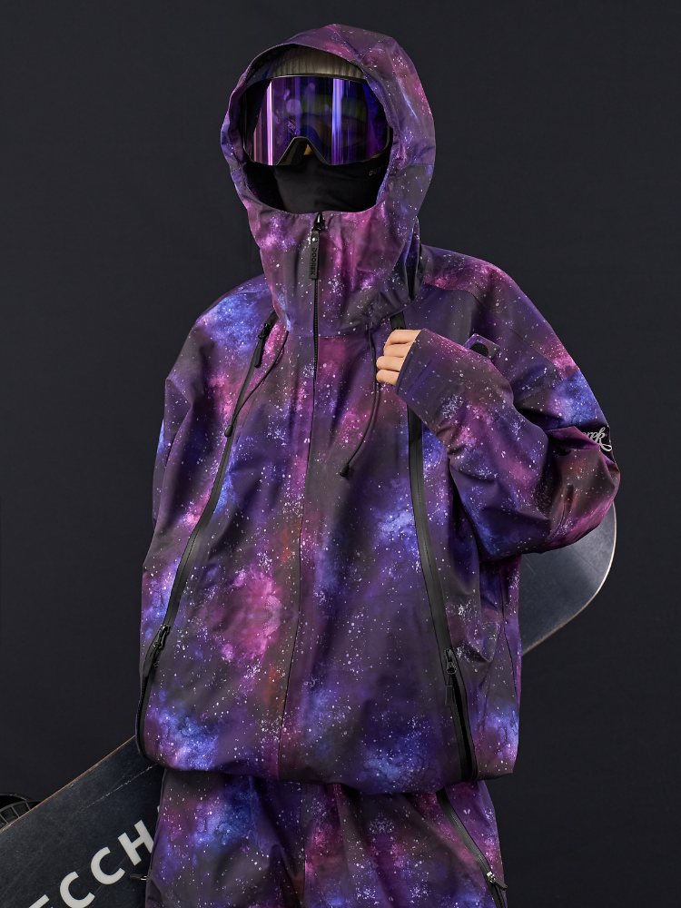 GlideFlow Galactic 20K/10K 3-Layer Shell Baggy Ski Suit - Unisex | Doorek