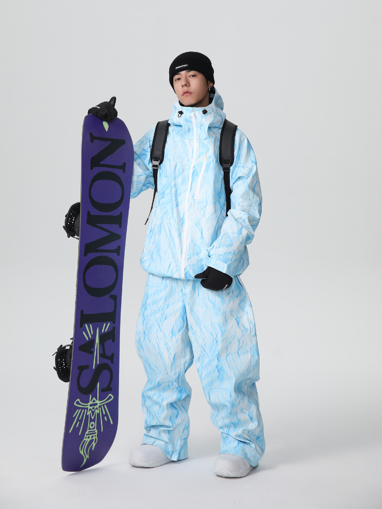 Searipe Denim Drift Baggy Snow Suit - Men's