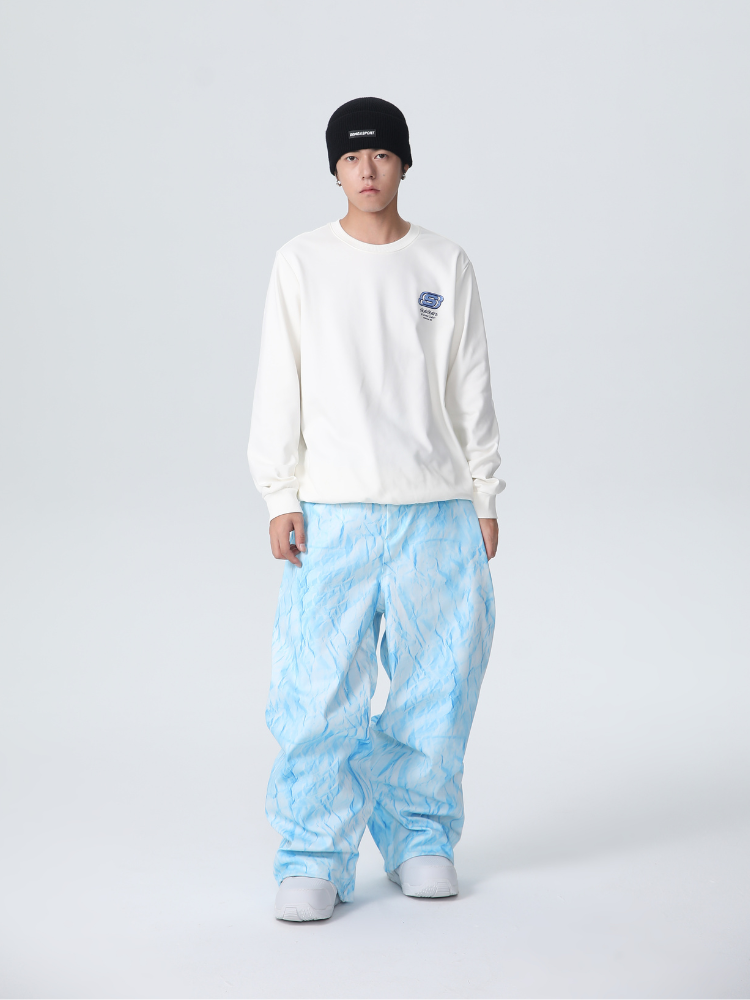 Searipe Denim Drift Baggy Snow Suit - Men's
