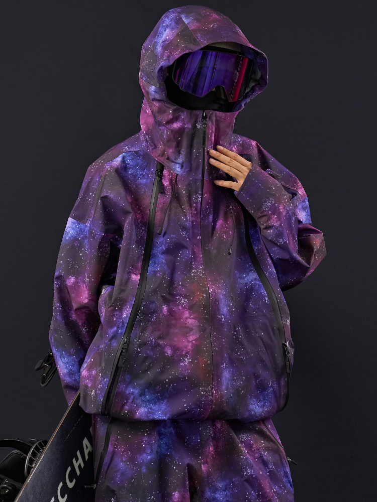 GlideFlow Galactic 20K/10K 3-Layer Shell Ski Jacket - Unisex | Doorek