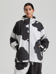 Bold Cow Print 20K Snow Jacket - Women's | Gsou Snow