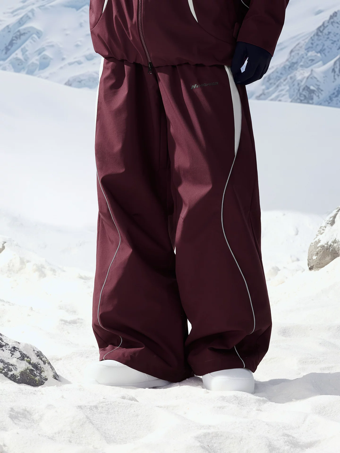 Pulse 3L Insulated Baggy Ski Pants – Unisex | High Experience