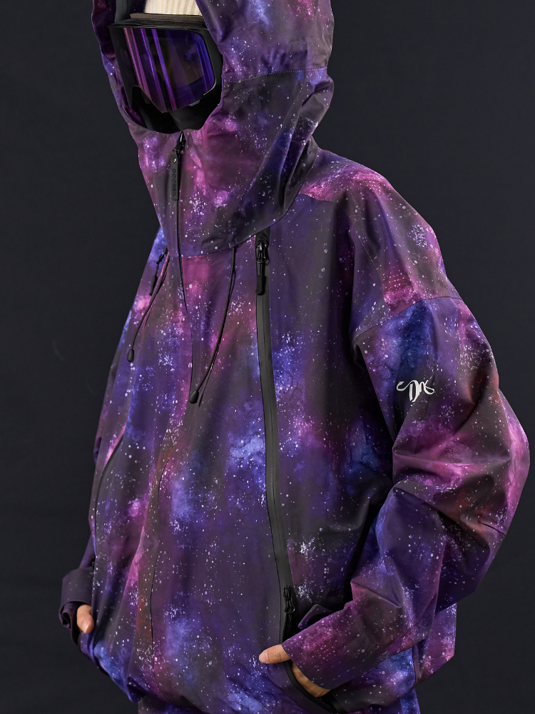GlideFlow Galactic 20K/10K 3-Layer Shell Ski Jacket - Unisex | Doorek