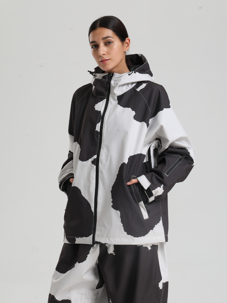 Bold Cow Print 20K Snow Jacket - Women's | Gsou Snow