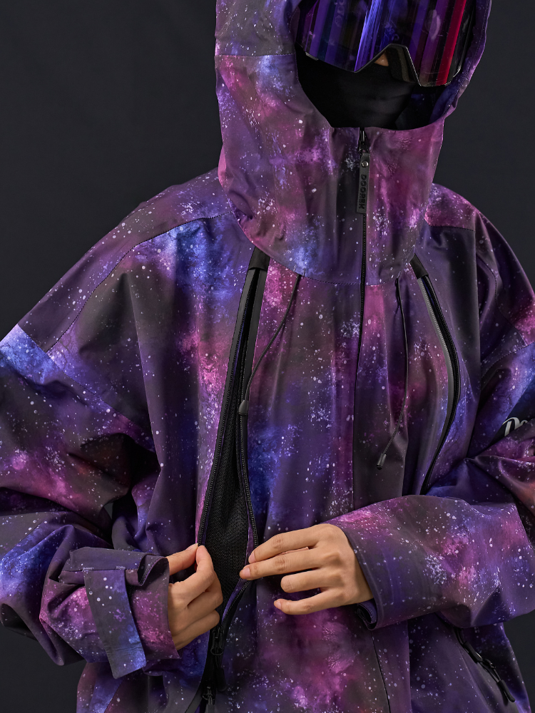GlideFlow Galactic 20K/10K 3-Layer Shell Baggy Ski Suit - Unisex | Doorek