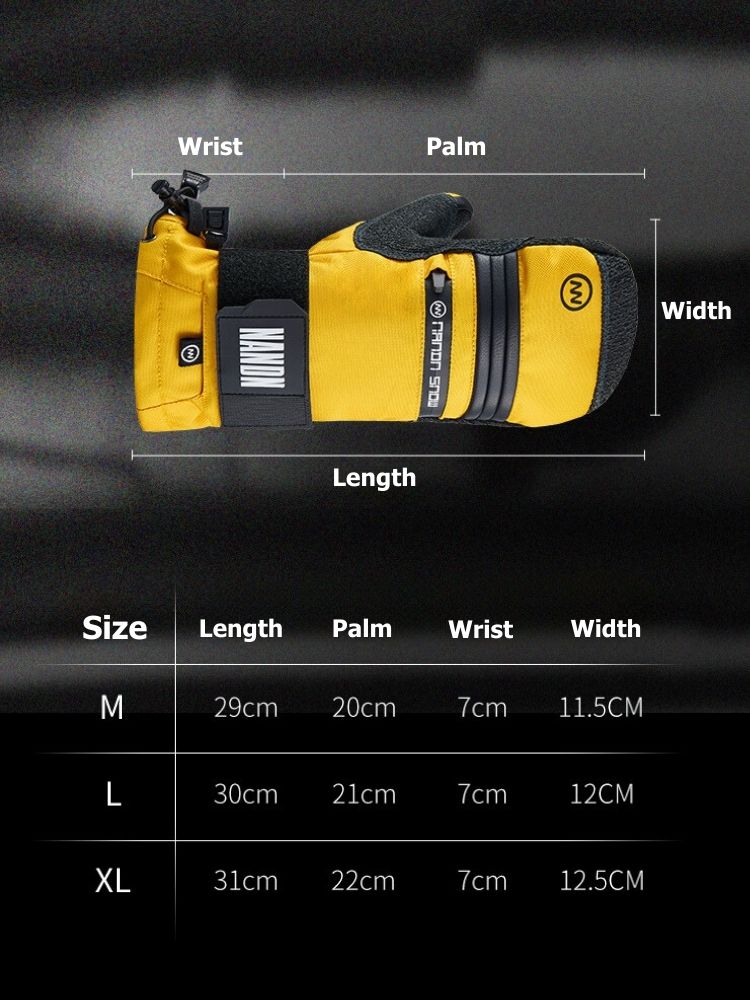 WristGuard Pro Kevlar Snow Mittens – Unisex | NANEND