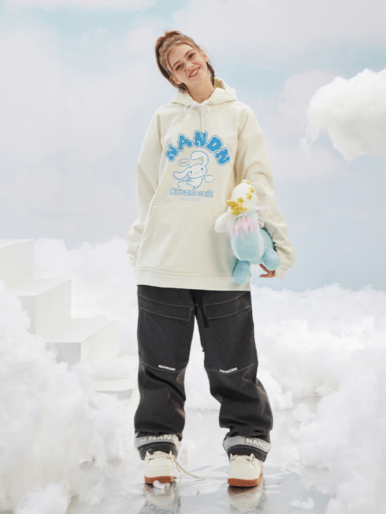 Denim-Look Baggy Snow Pants – Women's | NANDN