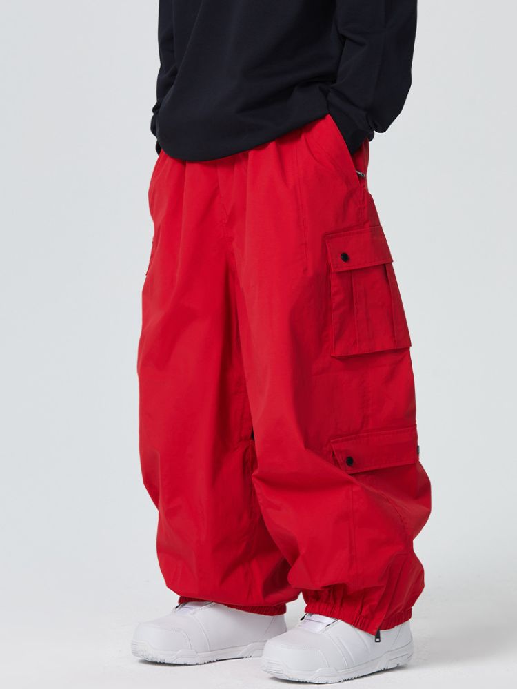3L Monochrome Baggy Cargo Pants - Men's | Searipe